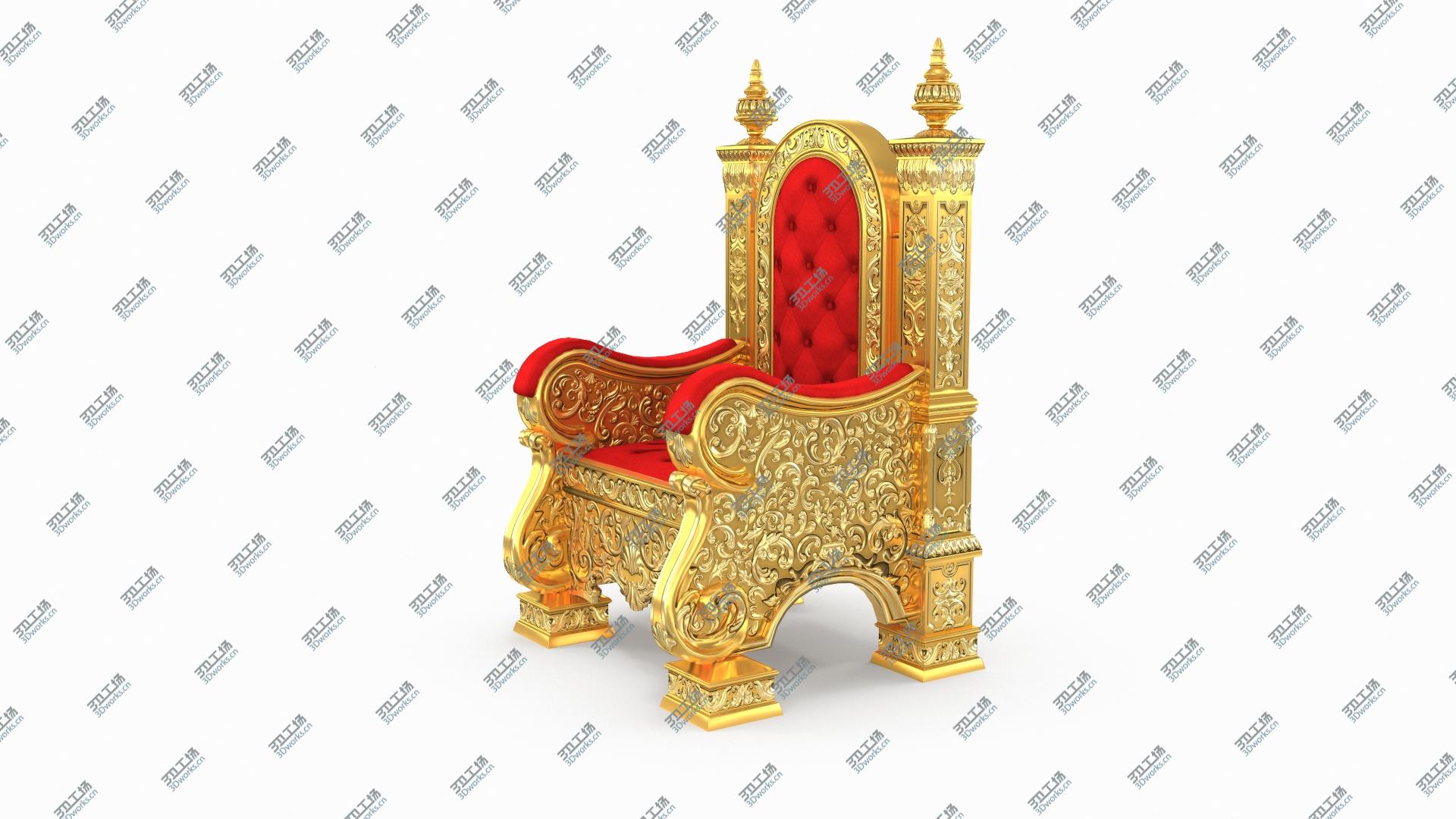 images/goods_img/2021040162/3D Kings Throne Chair model/4.jpg